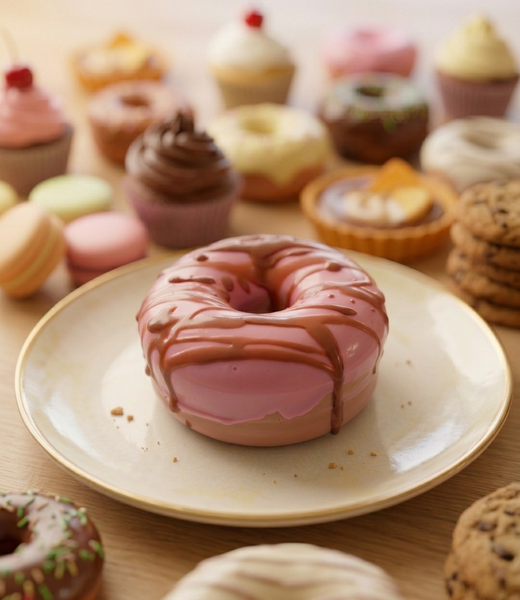 Мило ручної роботи Мило ручної роботи у формі Пончик Ванільний крем 115 г &mdash; TasteTheSoap